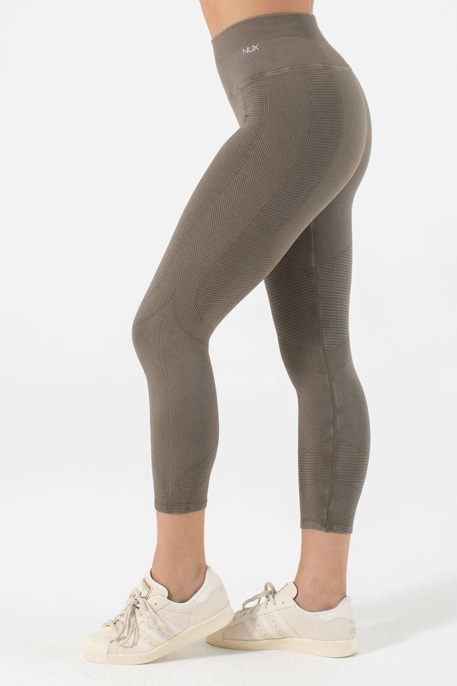 NUX Women's Body Engineered High-Waisted 7/8 Leggings - One By One MW Performance Workout Tights