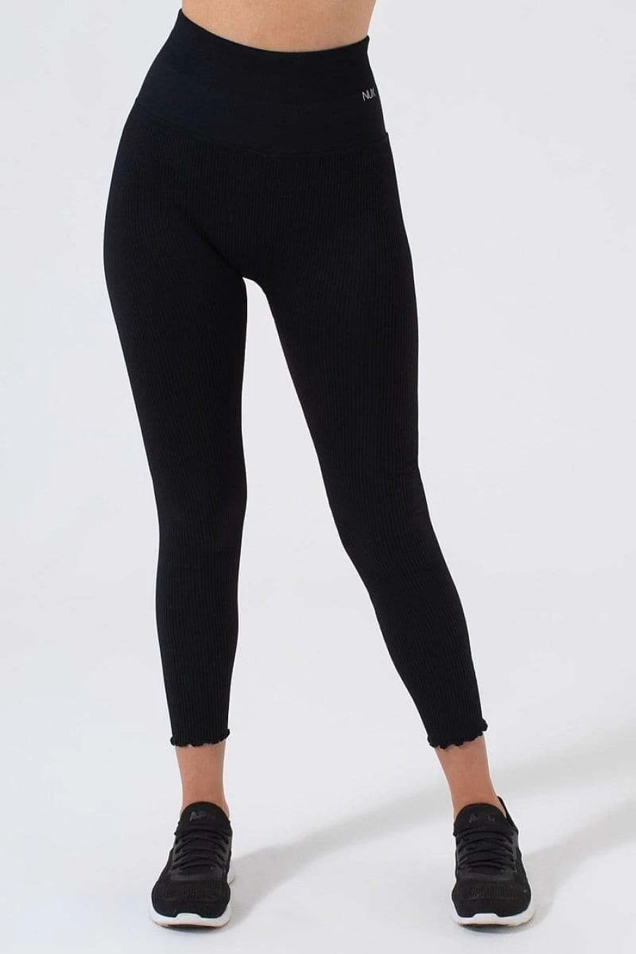 NUX Women's For The Frill 7/8 High-Waisted Yoga Leggings - Tummy Control Workout Pants
